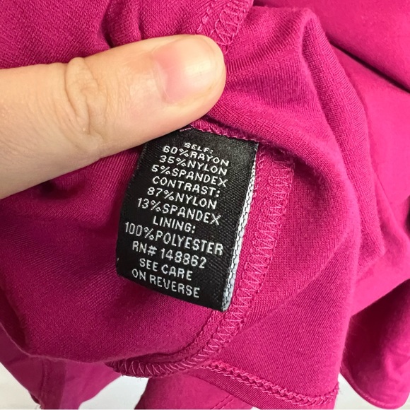 Torrid Fuschia Pink Sleeveless Lace Fit And Flare Midi Dress Plus Size 18 - Picture 12 of 14